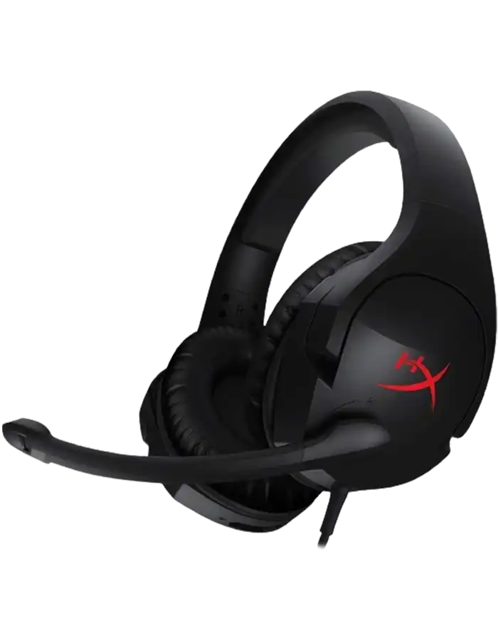 HyperX Cloud Stinger Wired Over Ear Gamming Headphones with Mic for PC,PS5,PS4,XBOX and MOBILE Black OPEN BOX - Image 1