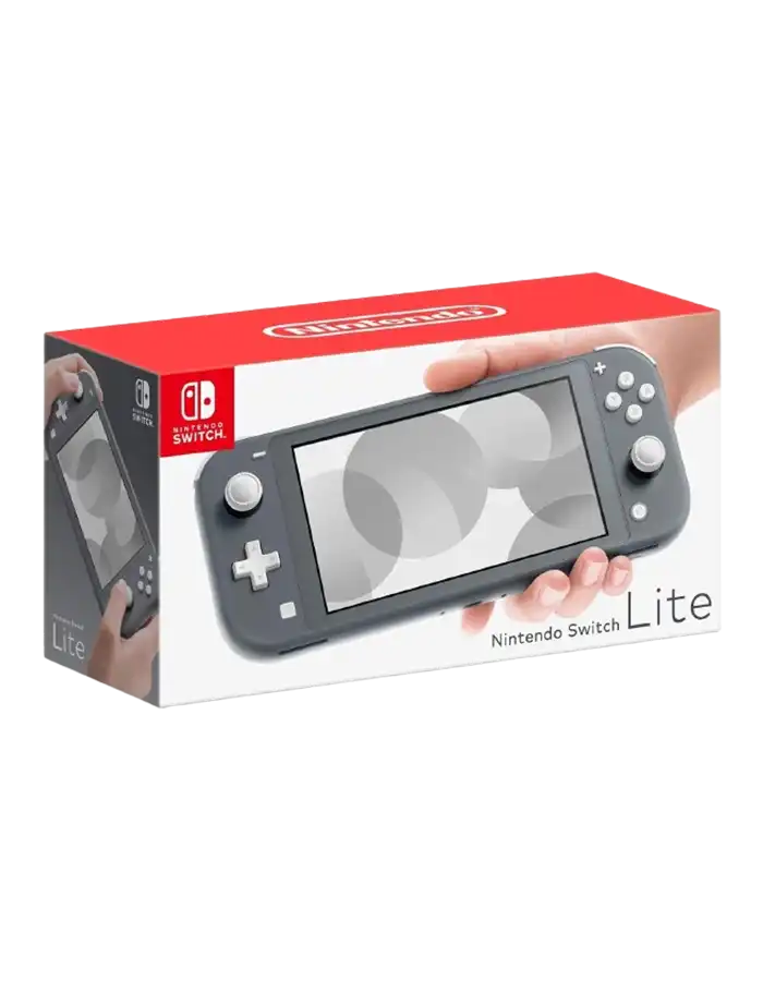 Nintendo-Switch-Lite-Gray.webp Nintendo Switch Lite Gray - Image 1