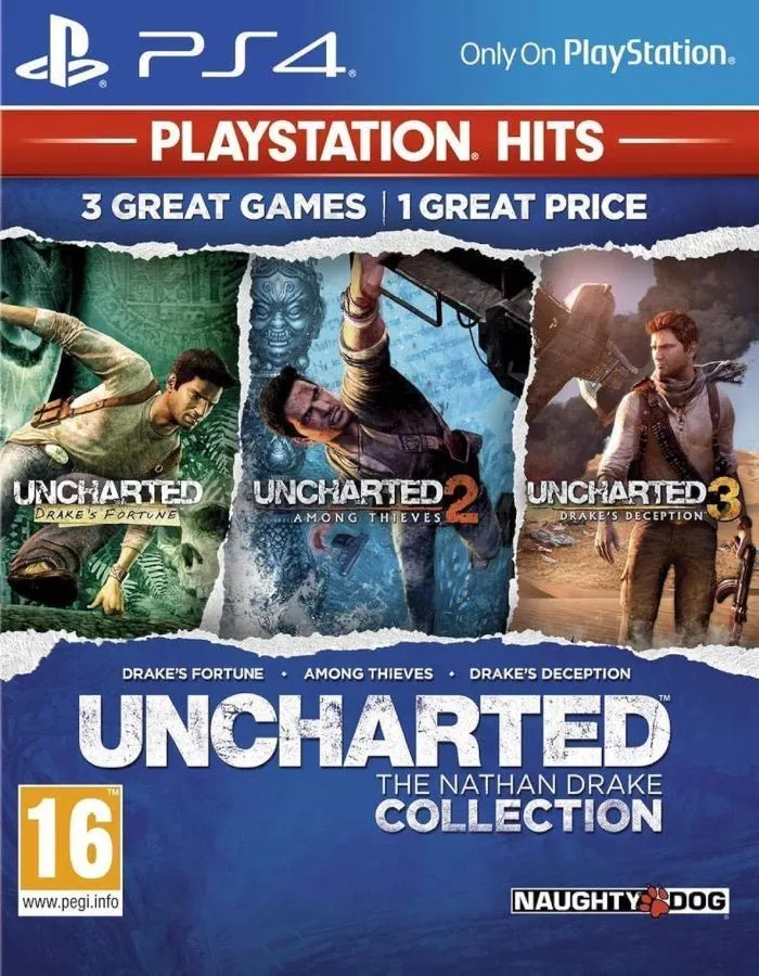 Uncharted-The-Nathan-Drake-Collection-PS4.webp Uncharted The Nathan Drake Collection PS4 (Preowned) - Image 1
